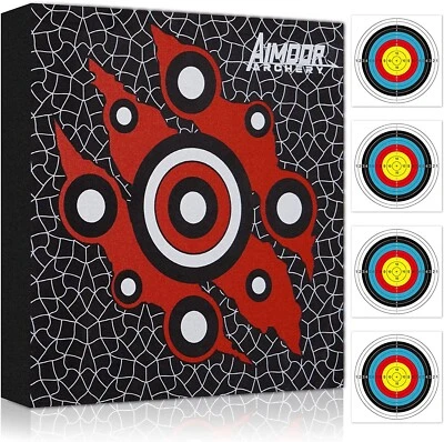 Aimdor Archery Target 20" New AT-500 RE EVA Foam Youth Hunting Practice Square - Image 1 of 4