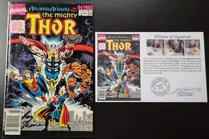 The Mighty Thor (1966) Annual #14 SIGNED Roy Thomas with Notarized WOS - Picture 1 of 6