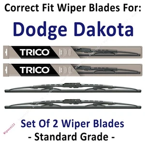 Wiper Blades 2-Pack Standard Wipers - fit 1997-2000 Dodge Dakota - 30200x2 - Picture 1 of 1