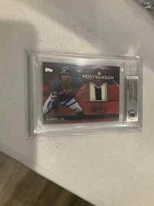 OZZIE ALBIES Signed Auto Autographed 2020 Topps Red Jersey 10/25 BAS Beckett - Picture 1 of 3