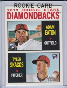 ADAM EATON & TYLER SKAGGS Dual ROOKIE CARD 2013 Topps Heritage Baseball RC - Picture 1 of 2