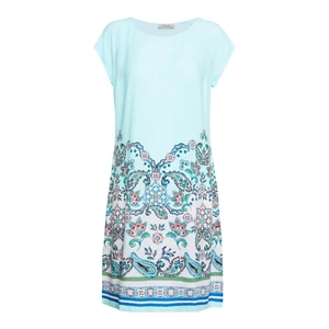 Triumph Riad Paisley Dress 02 blu chiaro abito da spiaggia beachwear 36 40 42 44 46 NUOVO - Foto 1 di 4