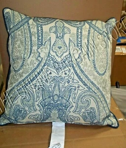 Frontgate Outdoor Belgian Lace Nautical Sea Ocean Patio Pool Throw Pillow 20" - Picture 1 of 5
