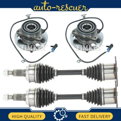 Eje Timken CV + cojinete de cubo de rueda para Chevrolet K1500 1995 1996 1997 1998 Foto 1 de 4