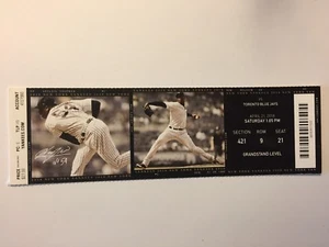 NEW YORK YANKEES VS TORONTO BLUE JAYS 21 APRILE 2018 BIGLIETTO STUB - Foto 1 di 1