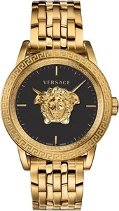 Versace VERD00819 Palazzo Empire schwarz gold Edelstahl Armband Uhr Herren NEU - Bild 1 von 7