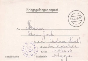 690781) DR Kriegsgefangenenpost Blg. 2.WK Stalag IIB Hammerstein Westpreußen - Bild 1 von 1