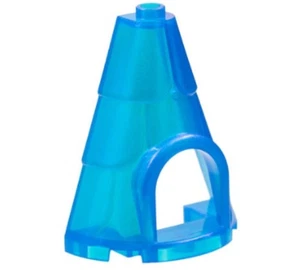 LEGO® Part 80029 - Tower Roof 2x4x4 Half Cone Shaped with Roof Tiles and Window - Picture 1 of 1