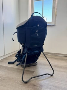 Deuter Kid Comfort Kraxe inkl. Sonnenschutz für Kinder bis 22kg - Bild 1 von 4
