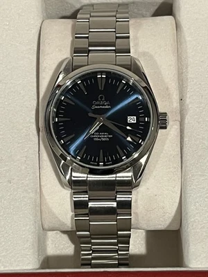 OMEGA Seamaster Ref # 2503.80.00 - 39.2mm - Boxes & Papers - Blue Dial - 2503.80 - Image 1 of 4