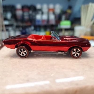 Hot Wheels Redline восстановленный красно-красный интерьер Firebird Spectraflame. HK - Изображение 1 из 4