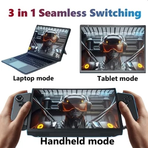 10.5in Mini Gaming PC Touch Screen Laptop 3.4GHz 32GB RAM 1TB Detachable Gamepad - Picture 1 of 16