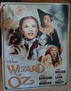 The Wizard of Oz Tin Poster Featuring Dorothy & Friends - Picture 1 of 2