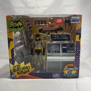 Mattel DC Comics 1966 Batman TV Series To The Batcave! Batman Action Figure Set - Picture 1 of 3