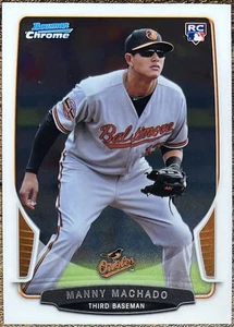 2013 Bowman Chrome Manny Machado Rookie #205 Baltimore Orioles - Bild 1 von 2