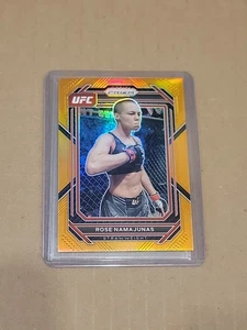 Rose Namajunas 2023 Panini UFC #136 Orange Prizm #'d 37/99 Sleved TopLoaded Mint - Picture 1 of 7