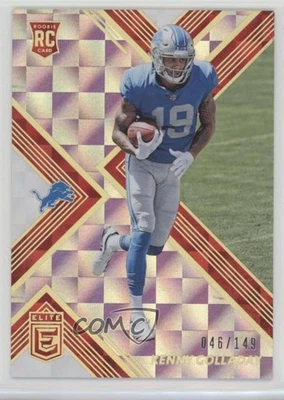 2017 Donruss Elite Rookies Red /149 Kenny Golladay #193 Rookie RC - Image 1 of 2