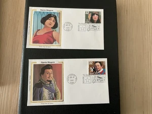 1997 #3154-3157 32c Opera Singers - 4 COLORANO FDCs - Picture 1 of 2