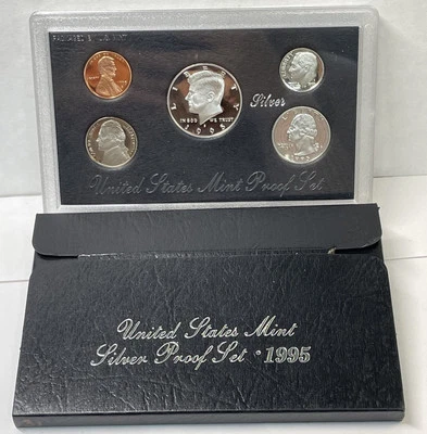 Juego de prueba de plata 1995-S US Mint Foto 1 de 2