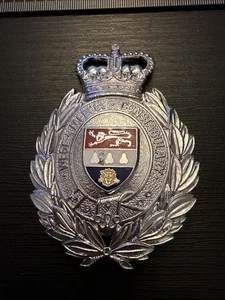 West Mercia Polizei Helmplatte veraltet QC - Bild 1 von 2
