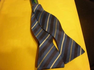 HASPEL BLUE WHITE BOWTIE NEW WITH TAG - Picture 1 of 1