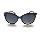 New Max Mara 8079O Jewel Ii Sunglasses Black And Silver 54-21-145 Eyewear