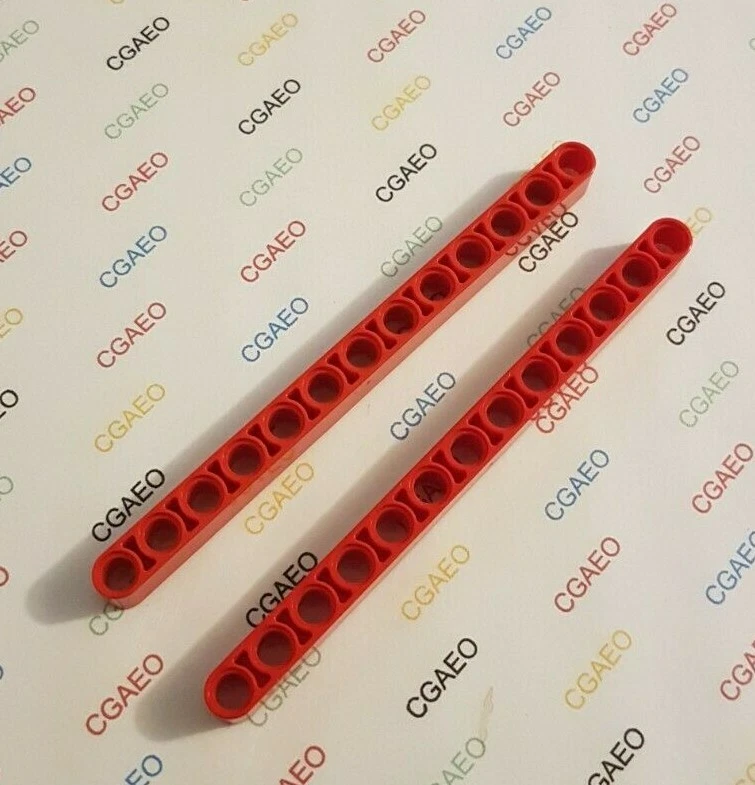 2 X Lego 41239 Technic, Liftarm 1 x 13 Thick - RED - Photo 1/1