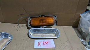 1960-66 CHEVY PICK UP ORIGINAL FRONT MARKER BLINKER LIGHT COMPLETE LH - Picture 1 of 13