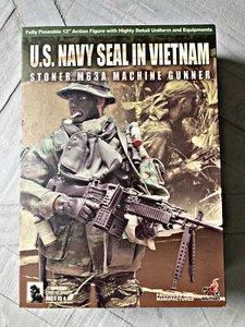 1/6 Hot Toys U.S. NAVY SEAL IN VIETNAM with STONER M63A Machine Gunner - Imagen 1 de 24