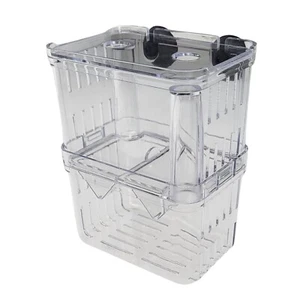 Aquarium Fish Breeding Box Live Bearer Fry Tank Hatchery Baby Trap Breeder Box - Picture 1 of 5
