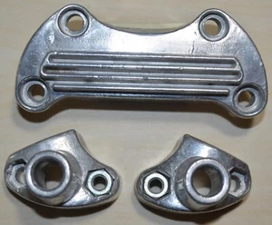 2" Aluminum Handlebar Risers & Clamp USED - Picture 1 of 22