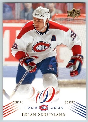 BRIAN SKRUDLAND 2008-09 UPPER DECK MONTREAL CANADIENS CENTENNIAL NO 136    24566 - Image 1 of 2