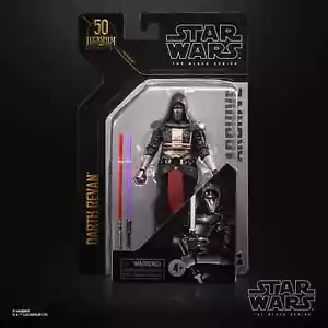 Figura de acción Star Wars Hasbro Darth Revan Black Series 6 pulgadas Lucas 50 (ST3) - Imagen 1 de 8