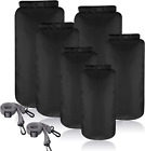 6 Pieces Waterproof Dry Bag Set Dry Sacks Lightweight Airtight Combo Set With 20