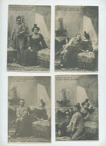 Militaria .Charme et humour militaire Italien. Série de 6 cartes postales - Bild 1 von 3
