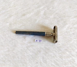Vintage Brass Safety Straight Razor Grooming England Collectible M-310 - Picture 1 of 7