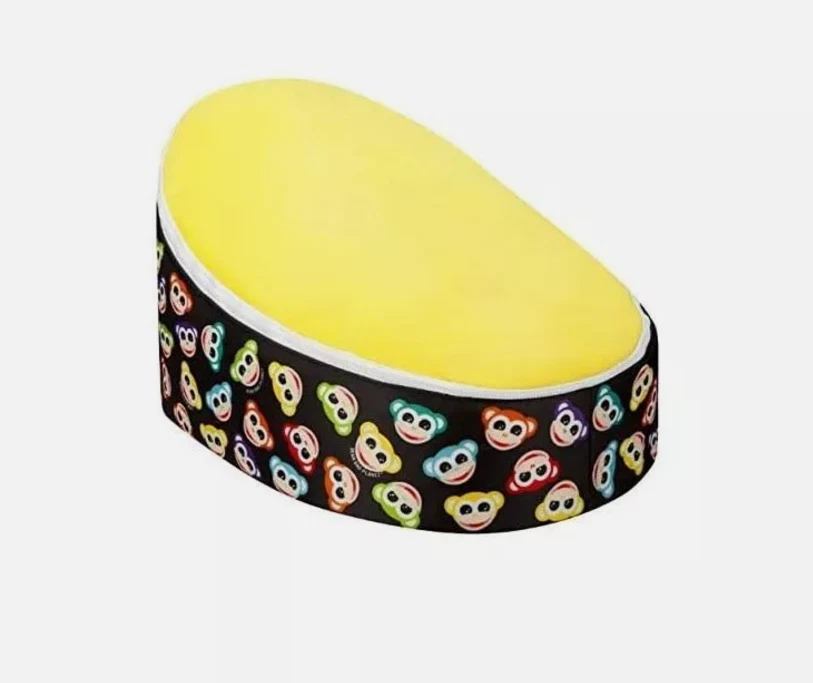 Black Cheeky Monkeys Baby Bean Bag - Image 1 of 1