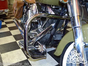 Crash Bar Fatboy Highway Engine Guard Fits Harley Davidson Softail 1986-1999 FL - Picture 1 of 9