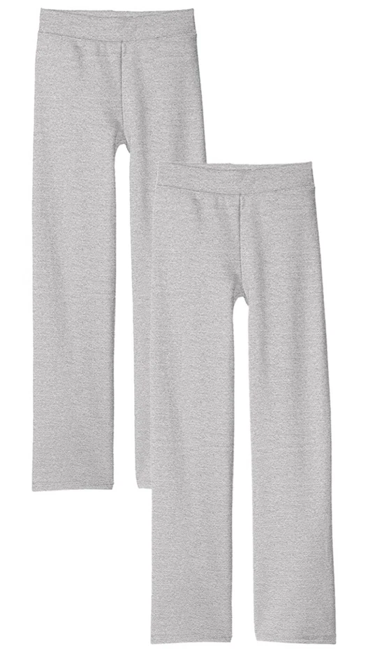2 PACK Big Girls' Comfortsoft Ecosmart Open Bottom, Light Steel, Size M OK282 - Image 1 of 1