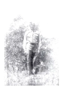 Lewis Alvin Schuchard Camp Wolters 194f Texas black & white photo - Picture 1 of 2