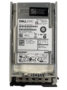 Dell 2.5" 1.92TB 12GBPS SED SAS SSD Drive - DHWH5 KPM6WVUG1T92 66F8X with tray - Photo 1/2