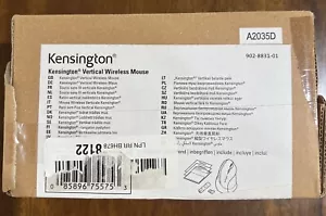Kensington Ergonomic Vertical Wireless Mouse (K75575WW), Black/ Open Box-new - Picture 1 of 6