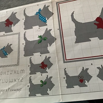 Scotties - Cross Stitch Patterns - Image 1 of 2