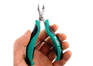 Forceps Diagonal Pliers Pro'sKit PM-396F Electrical Beading Cable Wire Cutter - Picture 1 of 7