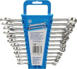 Combination Spanner Set 8mm - 19mm 12pc Silverline SP1236 - LIFETIME WARRANTY - Picture 1 of 13