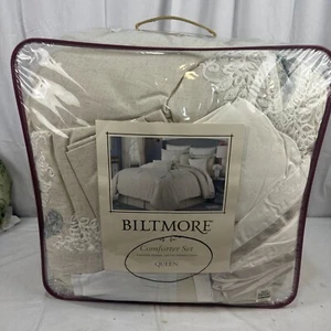 Biltmore Queen-Bettdecken-Set beige mit Bettrock & zwei Standardbezügen - Bild 1 von 5