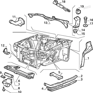 TRAVERSA INFERIORE ALFA ROMEO 60521442 - Picture 1 of 2