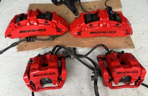 MERCEDES-BENZ AMG A45 A35 RACING BREMBO BRAKE CALIPER SET RED 2019 - 2025 - Picture 1 of 11
