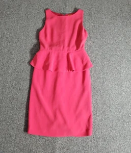 Alice And Olivia Pink Mini Shift Dress Sleeveless Size 0 - READ - Picture 1 of 8