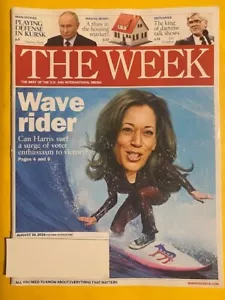 KAMALA HARRIS the week DEMI LOVATO biden OBAMA ice spice JD VANCE donald trump - Picture 1 of 5